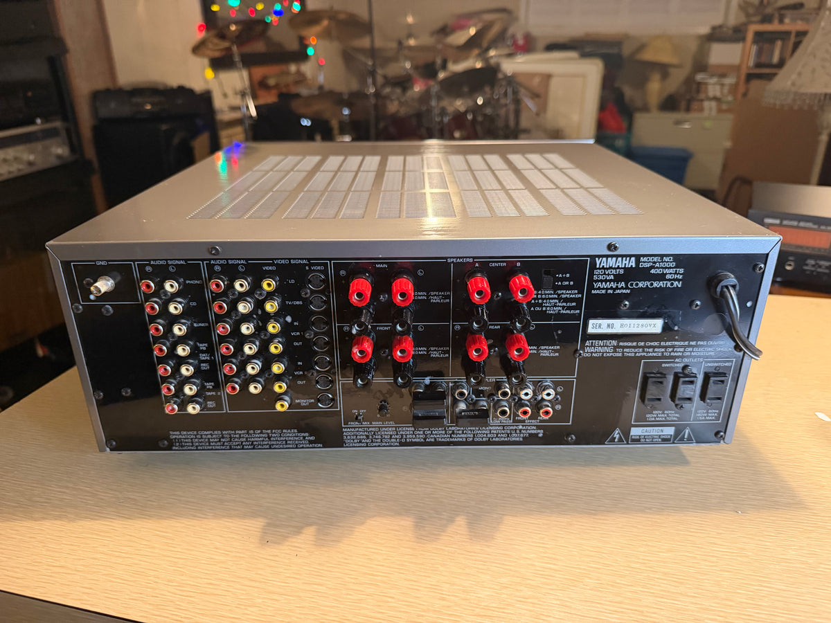 Yamaha DSP-A1000 7 Channel Power Amplifier With Remote Working Serviced Beauty