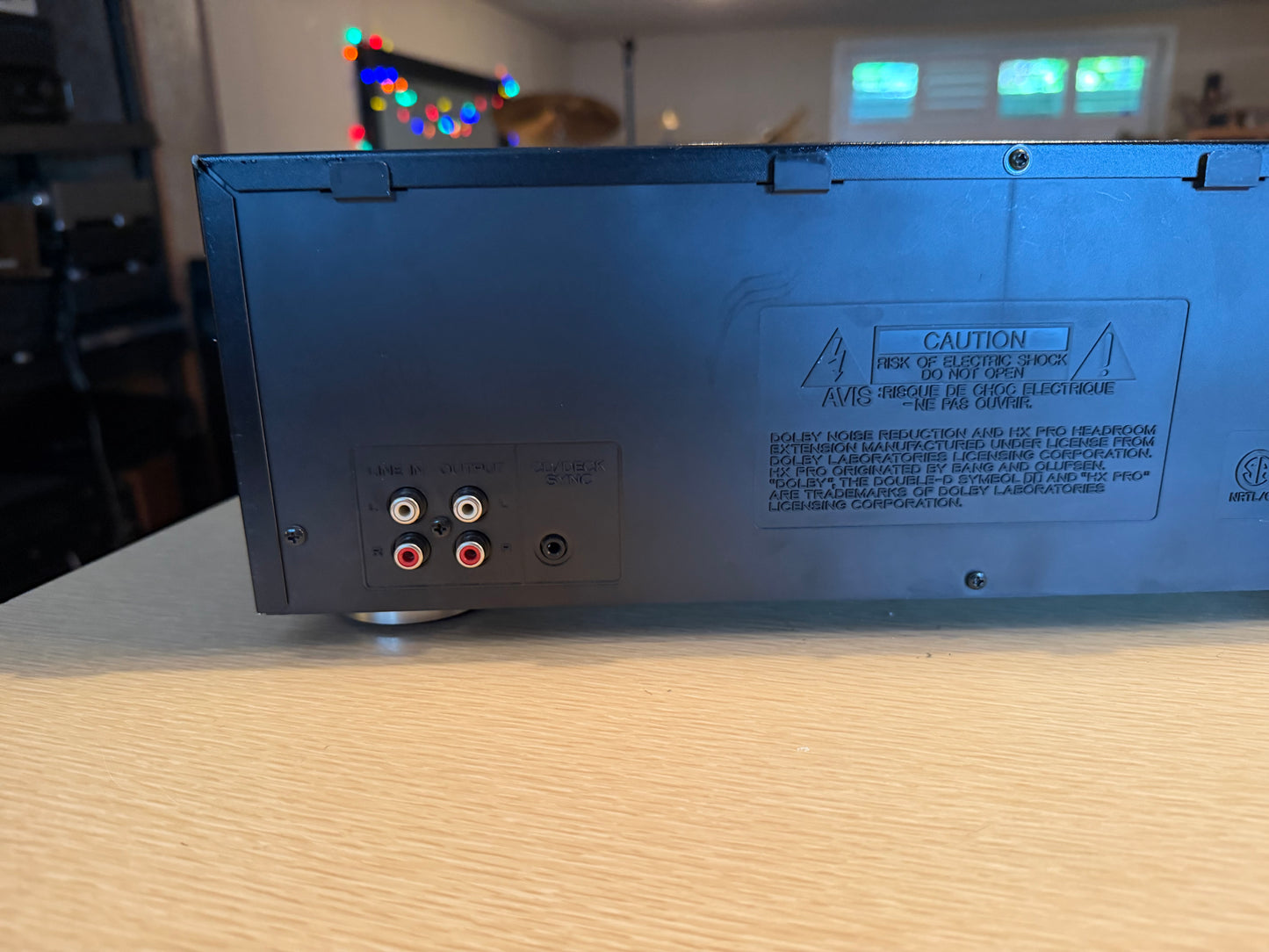 TEAC W-750R Dual Auto Reverse Cassette Deck Dolby HX Pro 3 Head Freshly Serviced