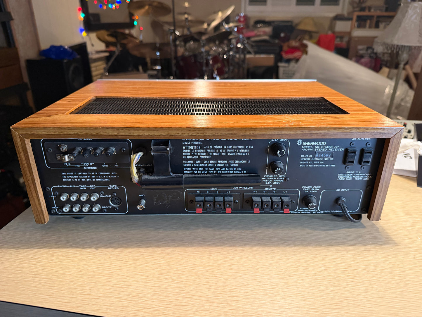 Vintage Sherwood S-7450 CP Stereo Receiver Amplifier  Fresh Servicing V RARE🔥🎶