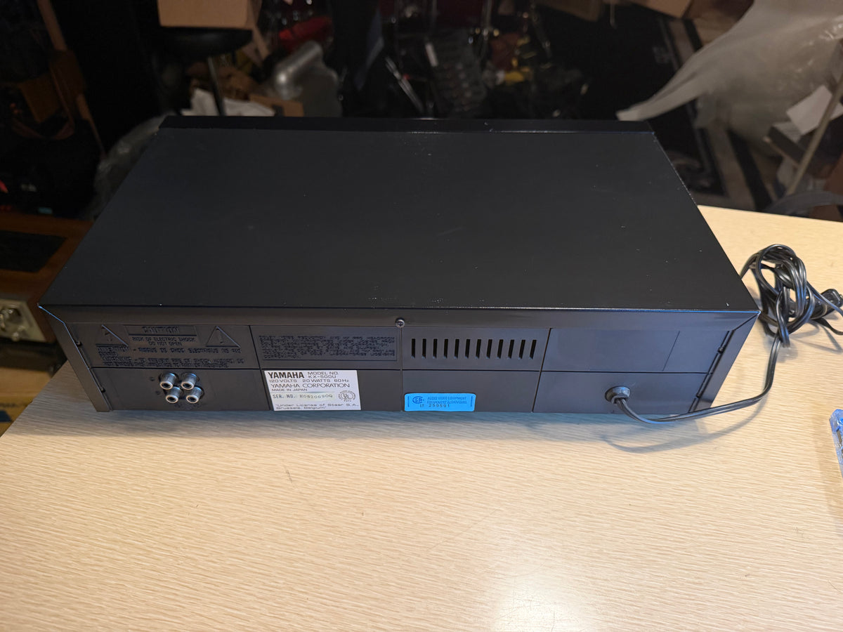 Vintage Yamaha KX-500u Cassette Deck High Fidelity Fresh Service Crisp Sound🔥🎶