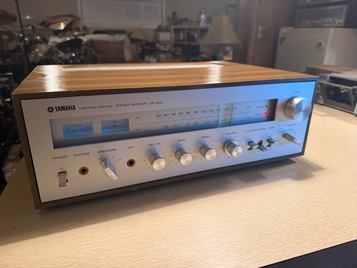 Vintage Yamaha CR-400 Natural Sound Receiver-Pristine Condition Fresh Service🎶