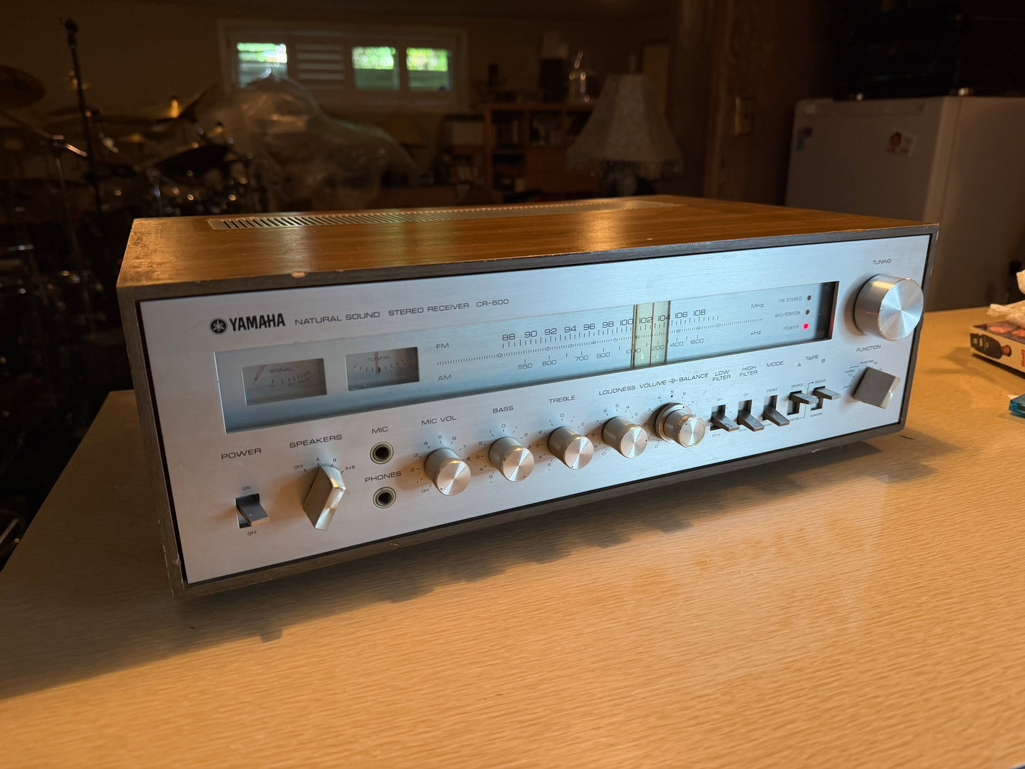 Vintage Yamaha CR-600 Natural Sound Stereo Receiver  Serviced & Cleaned Beauty🎶