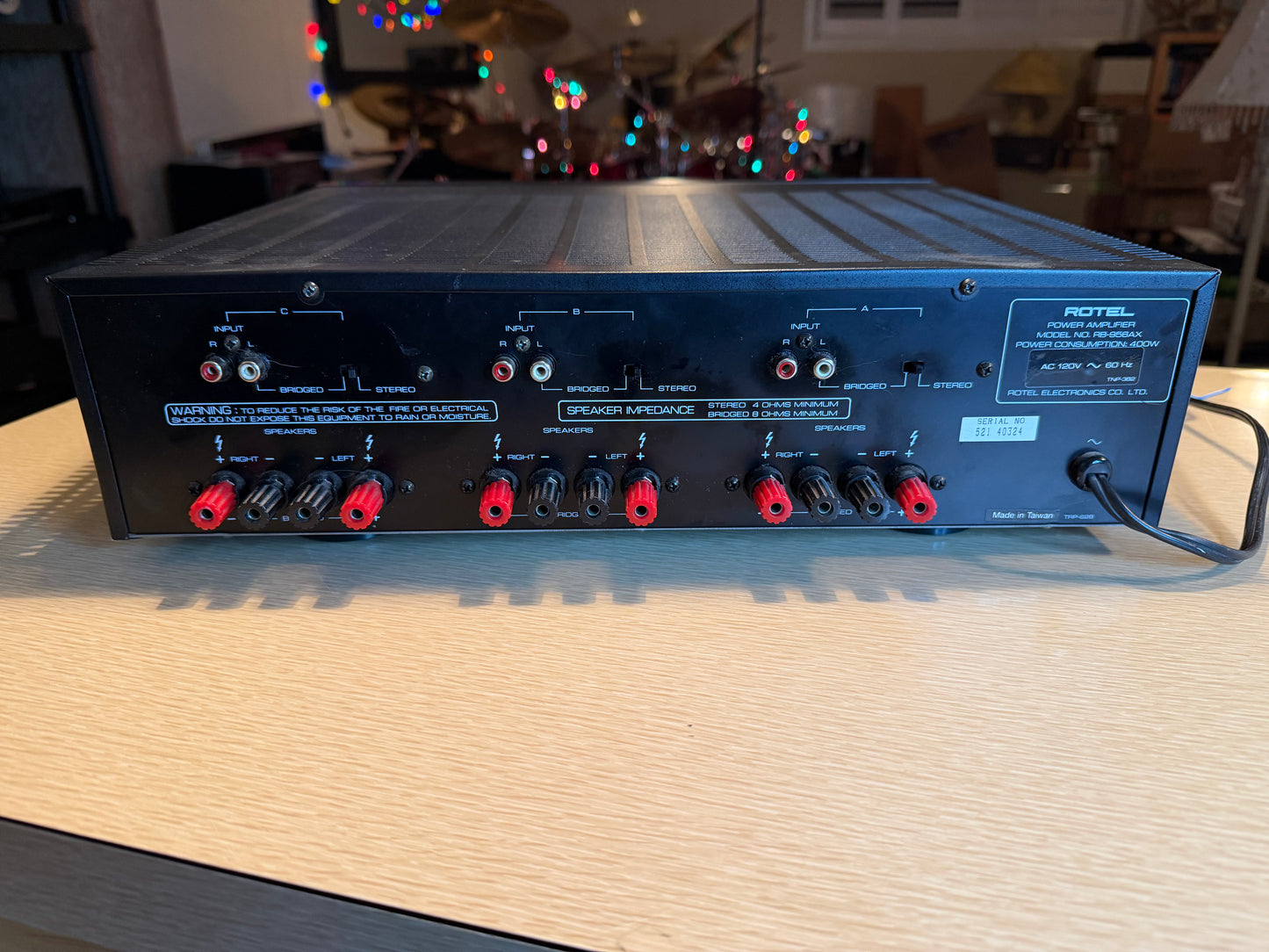 Vintage Rotel RB-956AX Amplifier *SERVICED* High Fidelity Sounds Smooth 🔥🎶