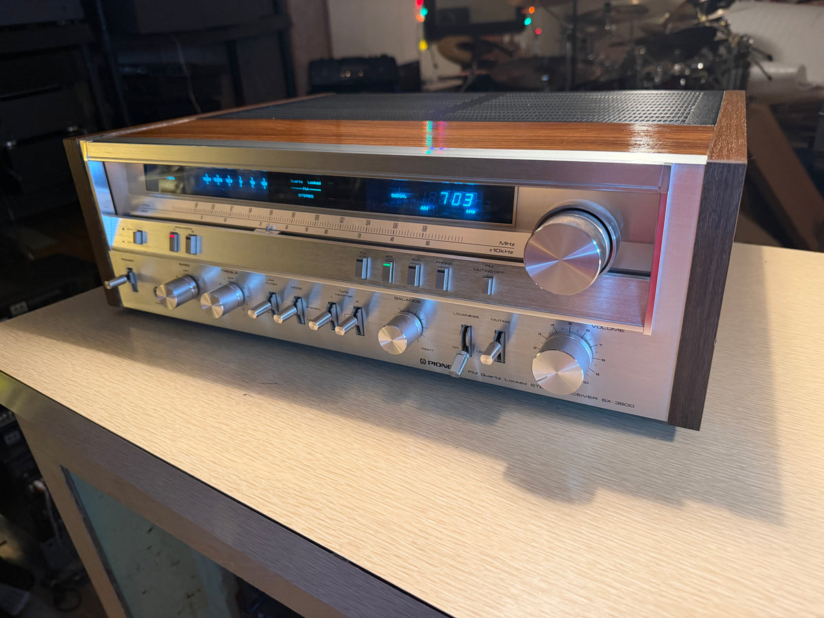 Vintage Pioneer SX-3800 Receiver Amplifier Near Mint FRESH Servicing Recapped🎶