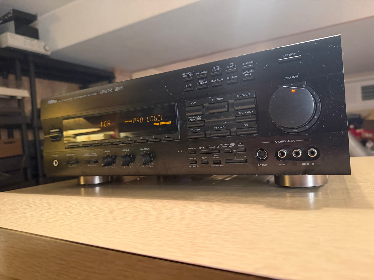 Yamaha RX-V793 Dolby Amplifier AV Receiver 5.1 Channel Serviced W Remote Bundle!