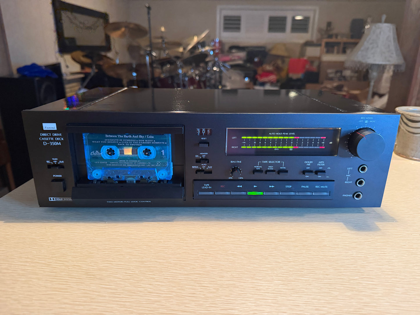 Vintage Sansui D-350M cassette deck Fresh Pro Servicing High Fidelity Sounds 👌