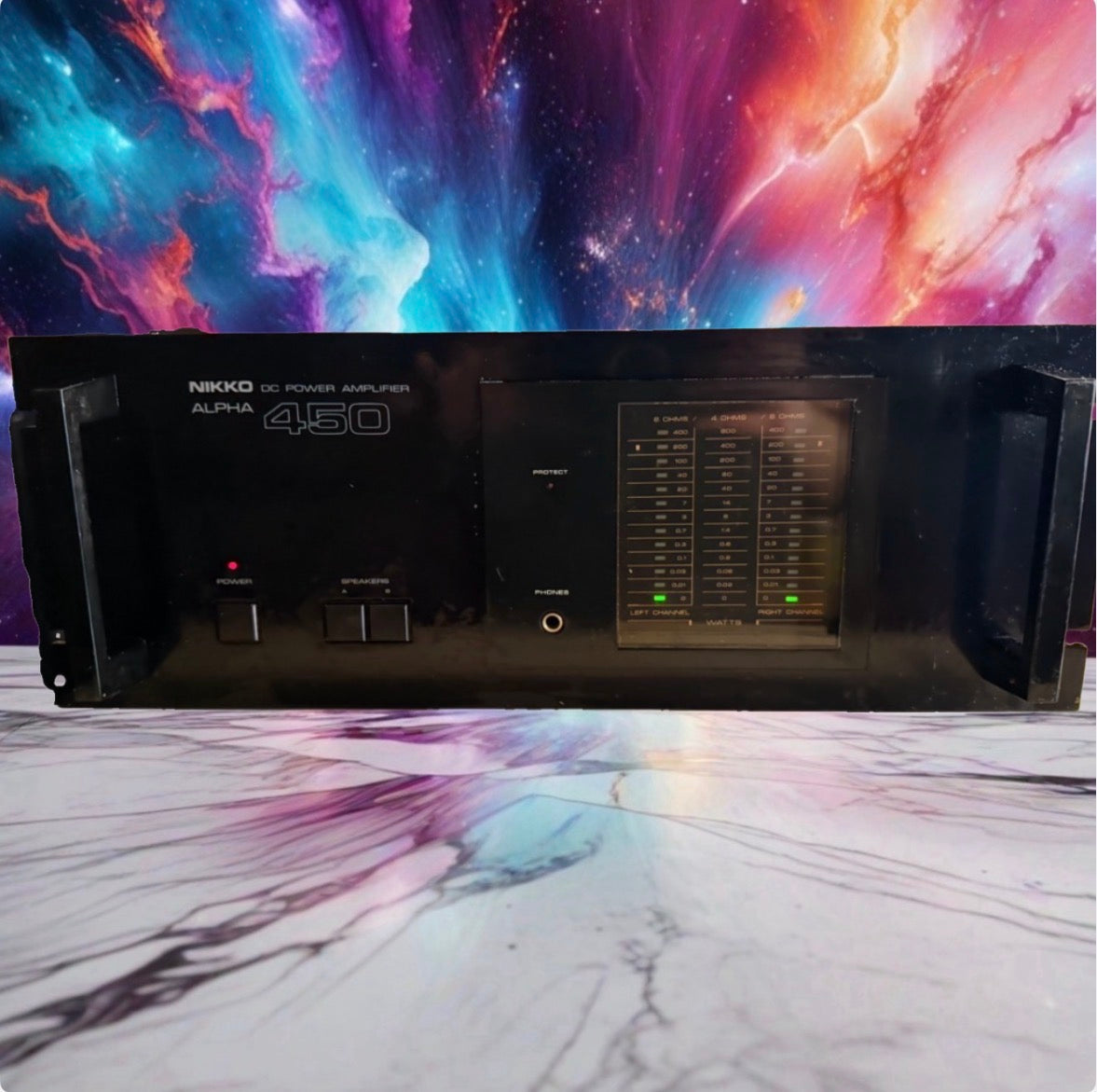 Nikko Alpha 450 Stereo 220WPC MONSTER 👹 Power Amplifier FRESH Full Service🔥🎶