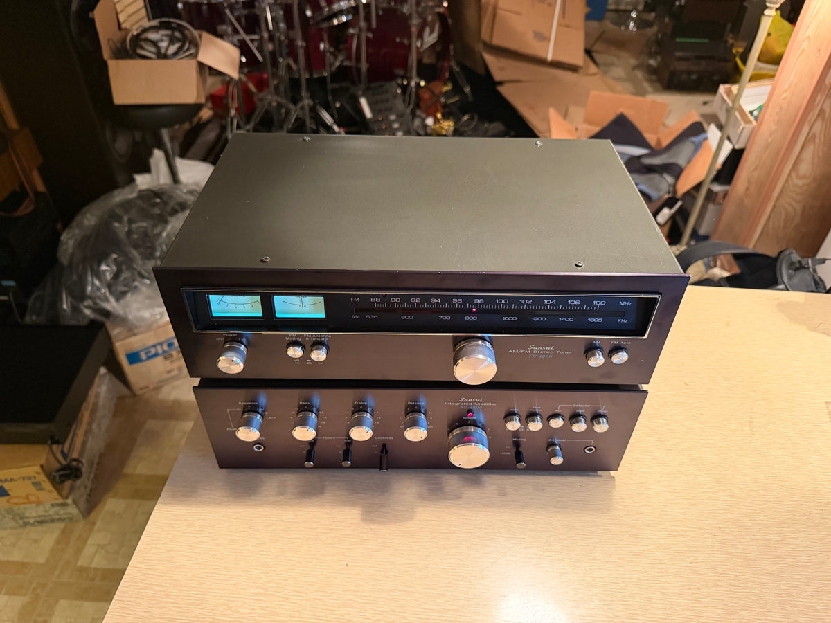 Sansui TU - 3900 AM/FM Stereo Tuner &  AU - 4900 Integrated Amplifier (serviced)