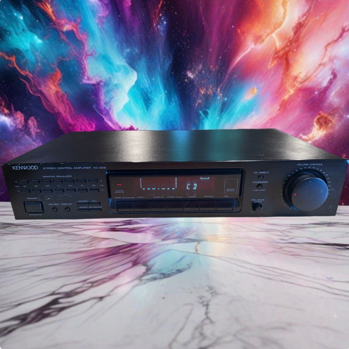 Kenwood KC-209 Vintage Stereo Control Amplifier EQ - Serviced Equalizer Rare🎶🔥