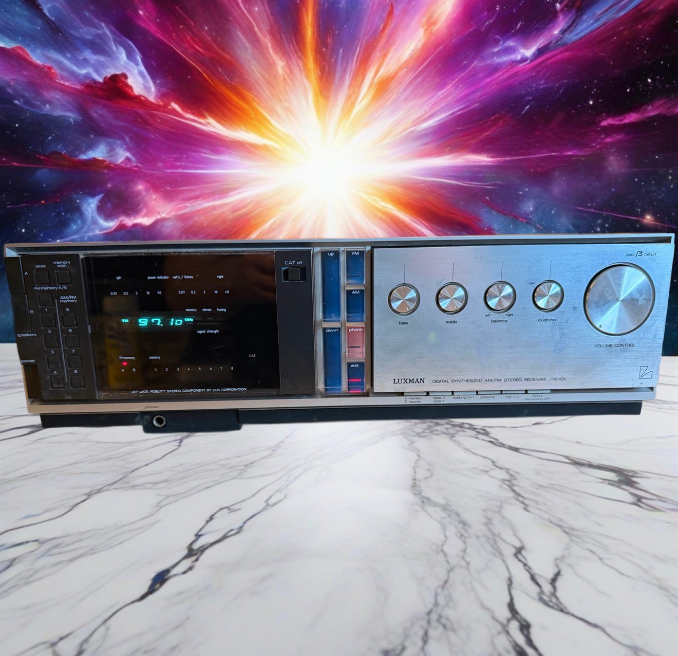1983 Vintage Luxman AM/FM Stereo Receiver RX 101 *SERVICED* Please READ