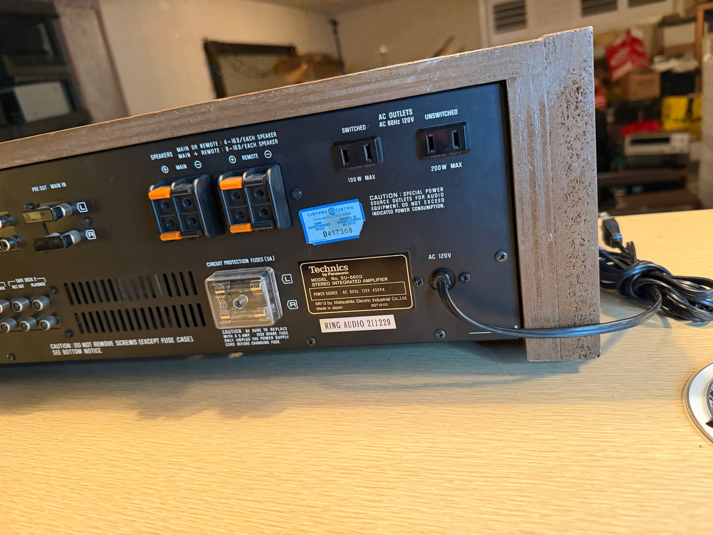 Technics SU-8600 Integrated Amplifier MINT Condition Full Pro Servicing Beauty🎶