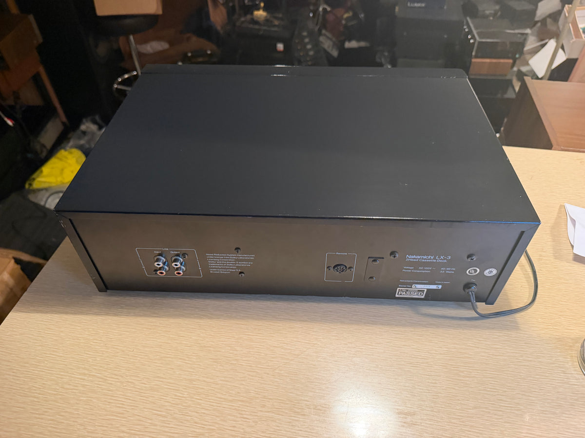 NAKAMICHI LX 3 Cassette Deck High End Fresh Pro Servicing Very Rare Beauty🔥🎶