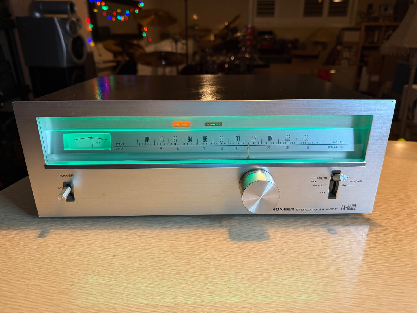 Vintage Pioneer TX-6500 ~ AM/FM Stereo Tuner- LED UPGRADE SERVICED NEAR MINT🔥