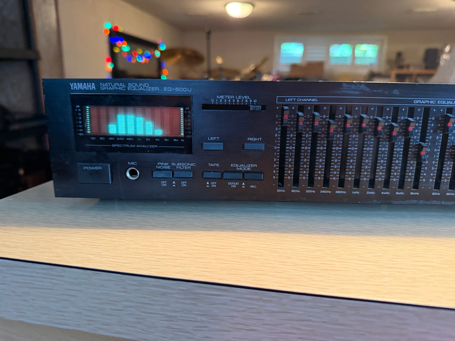 Yamaha EQ-500U Equalizer Spectrum Analyzer Tested Working High Fidelity Rare🎶🔥