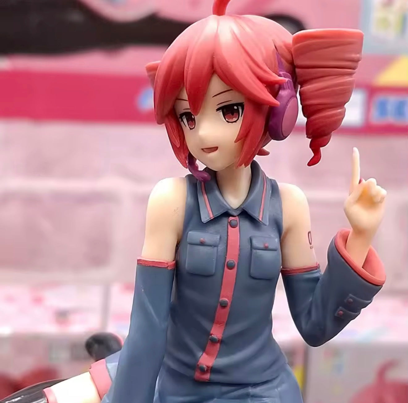 Kasane teto Anime figure Pink dress model action figures toys POP UP PARADE NEW