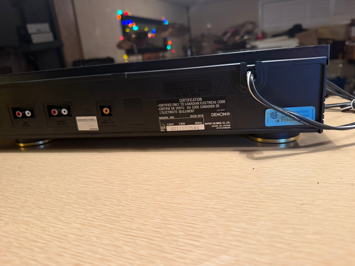 Denon DCD-910 High Performance Dual DAC 8x Over Sampling Fresh Service Beauty 🔥