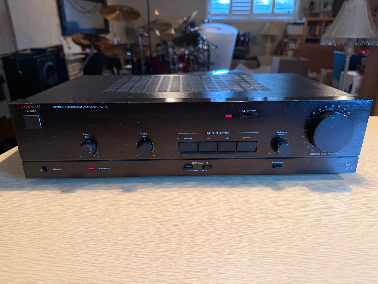 Luxman LV-110 MOS-FET Stereo Integrated Amplifier w MM MC Phono FRESH SERVICE🔥