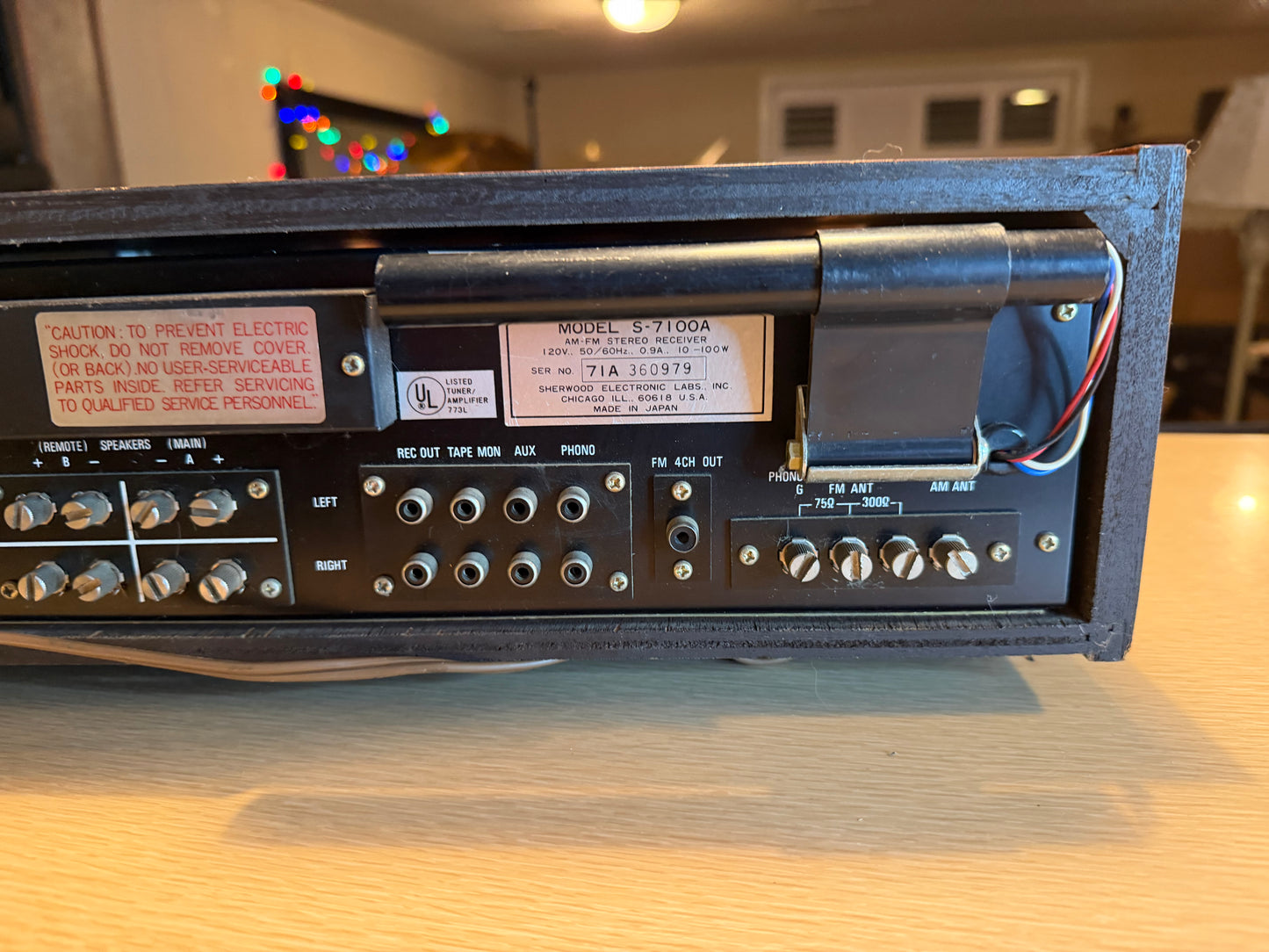 Sherwood S‑7100A Receiver Beauty Face, Tested & Cleaned Sounds Great Very Rare🔥