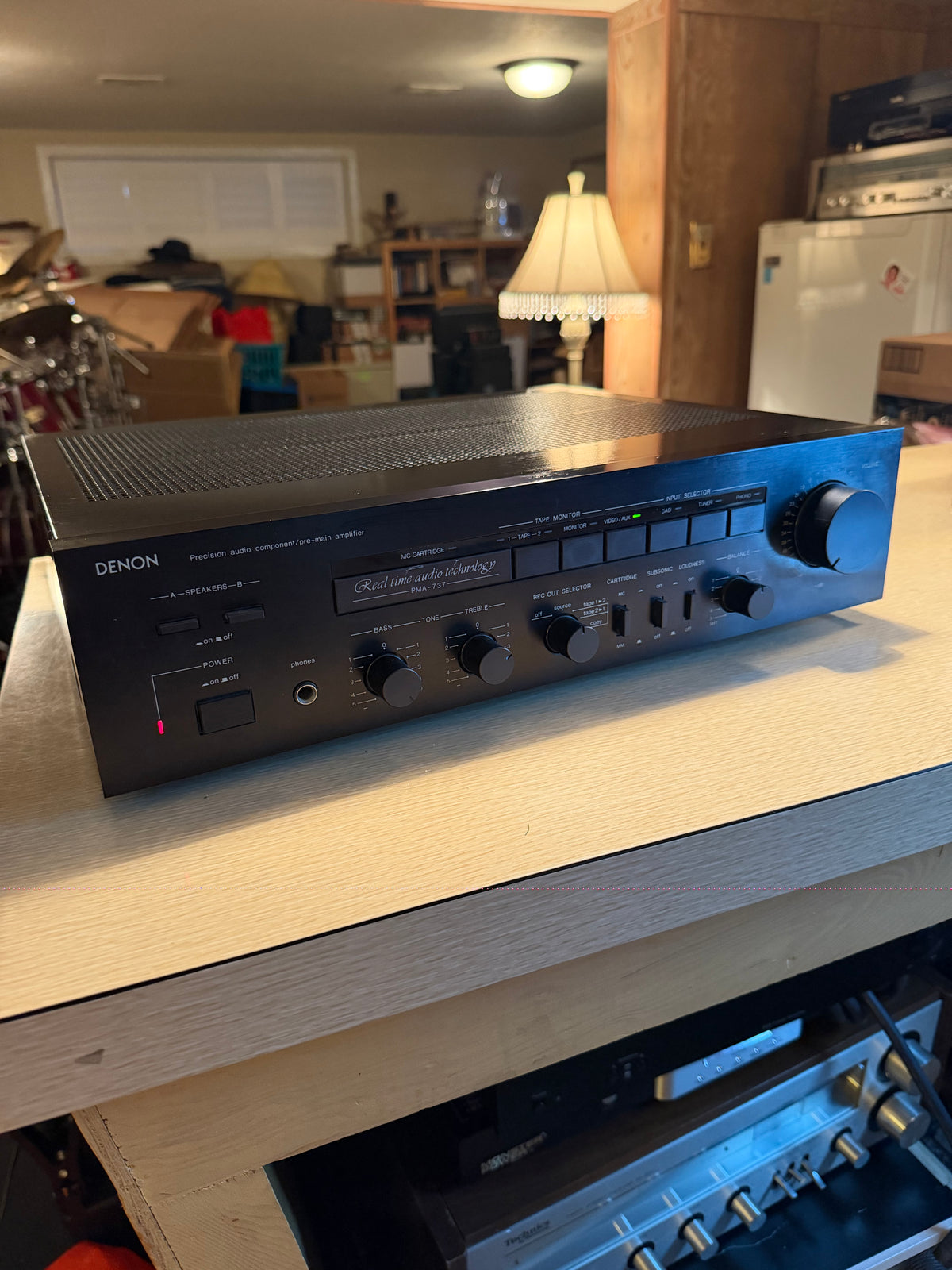 Near Mint Denon PMA-737 Pre-Main Amplifier Phono MM/MC Fresh Service OEM Box🎶🔥