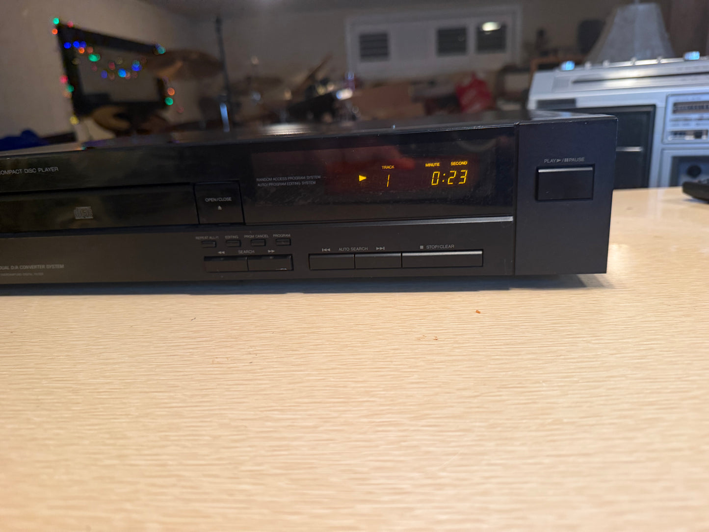 JVC XL-V101 Compact Disc CD Player Dual D/A Converter System Fresh Servicing🔥🎶