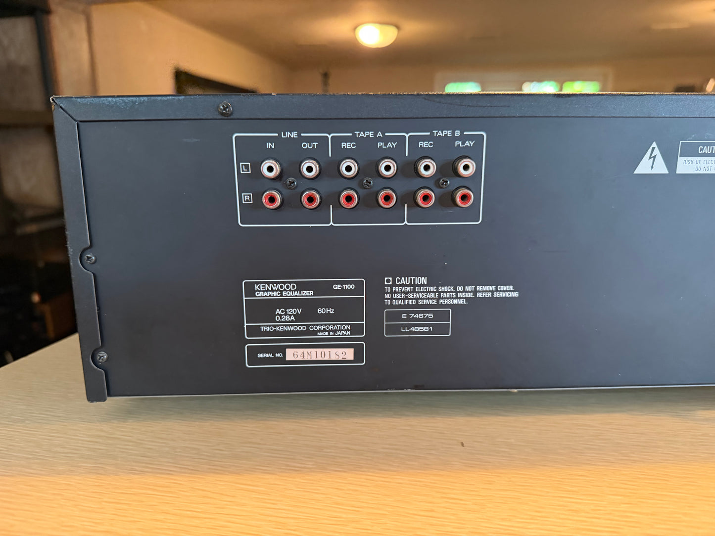 KENWOOD GE-1100 Stereo Graphic Equalizer Spectrum Analyzer FULL FRESH SERVICE🎶