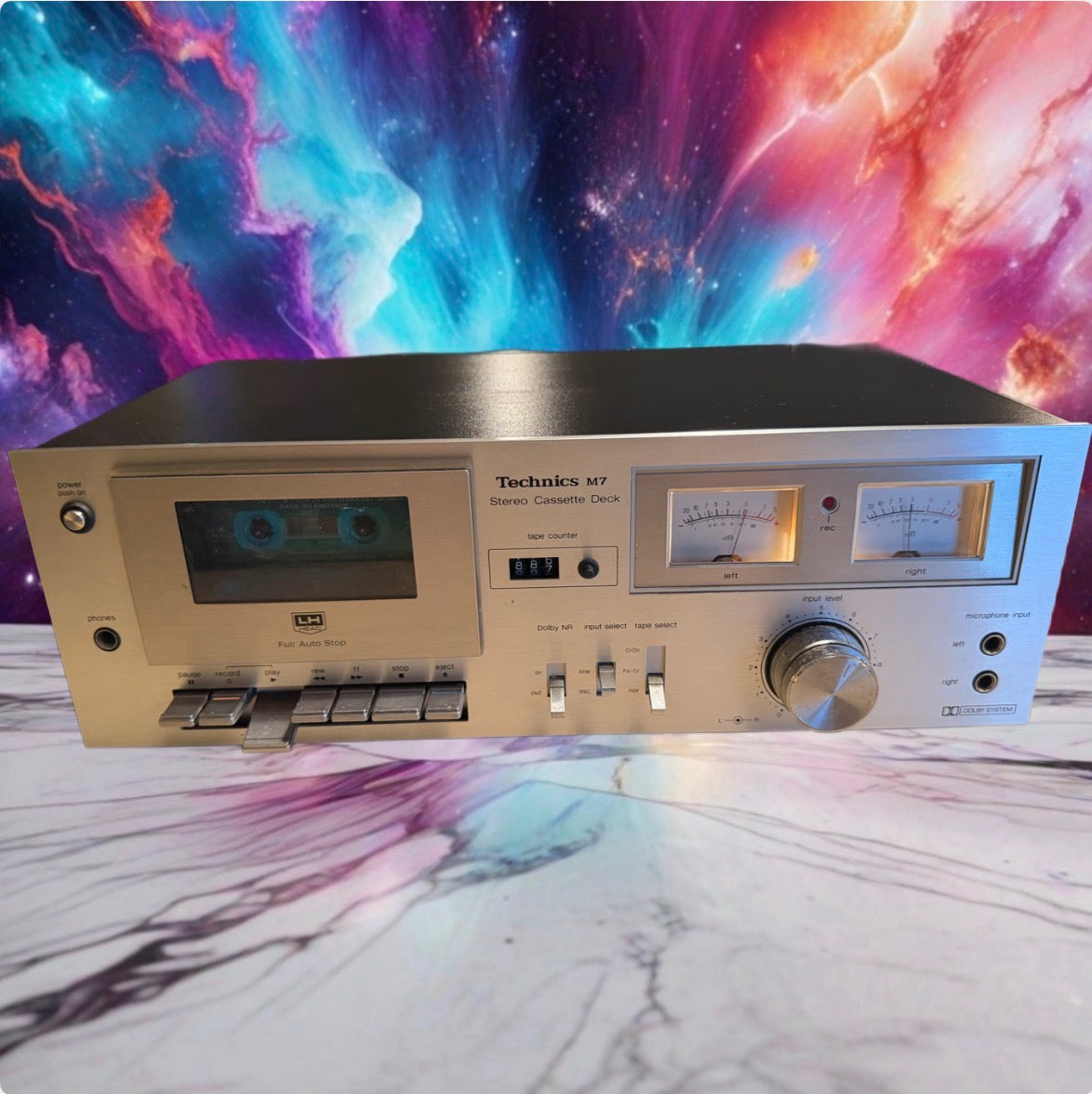 Technics RS-M7 Stereo Cassette Deck Works Great Full Fresh Service Near Mint🎶🔥