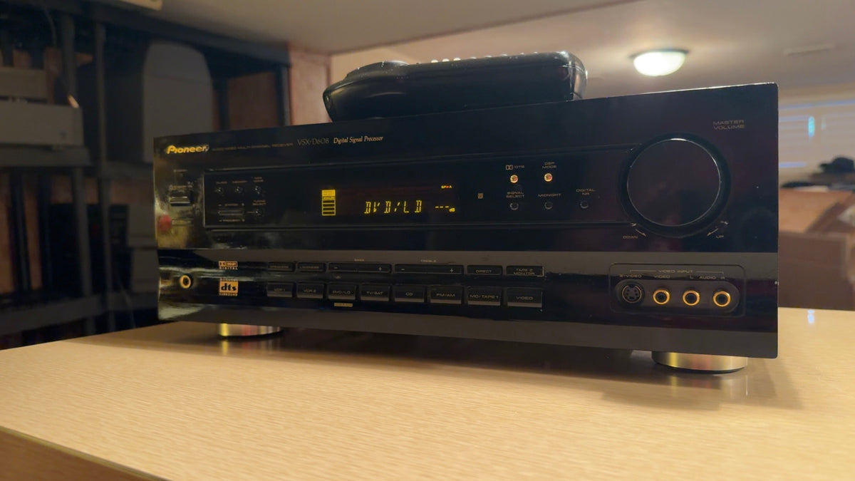 Vintage Pioneer VSX-D608 500 Watt Av Receiver – Home Theatre Stereo Serviced🔥🎶