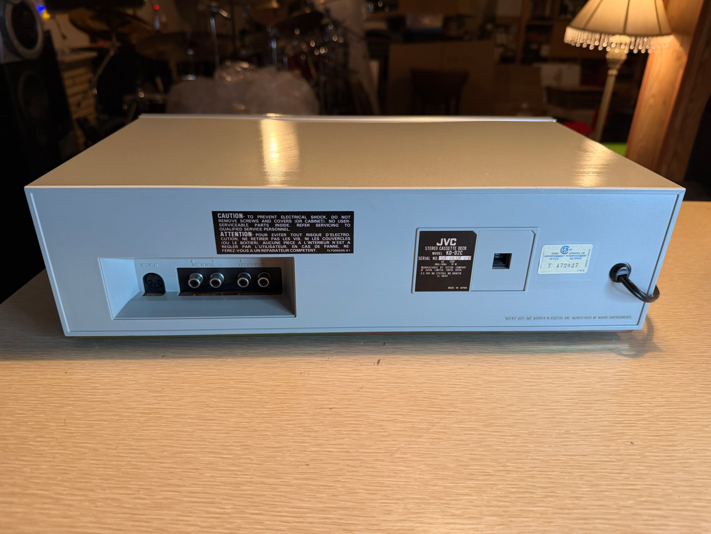 Vintage JVC KD-D2 ANRS Dolby Noise Reduction  Cassette Deck FULL FRESH SERVICE!
