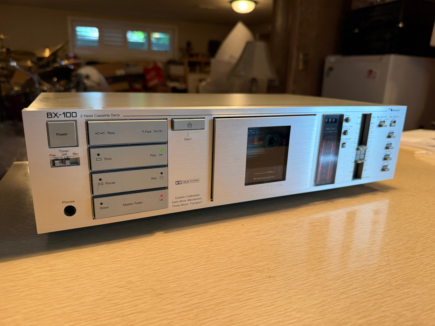 Nakamichi BX-100 Cassette Deck...GEAR Drive!...OEM Box...Pro Serviced! Beauty✅