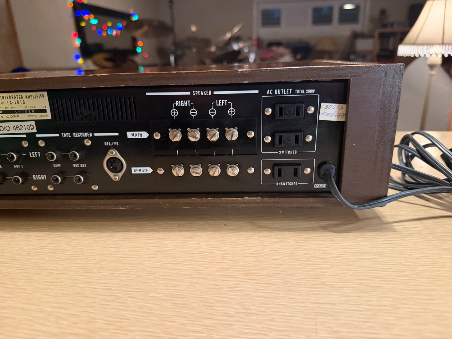 Sony TA-1010 Vintage Integrated Stereo Amplifier Phono Stage Serviced X Rare🎶🔥