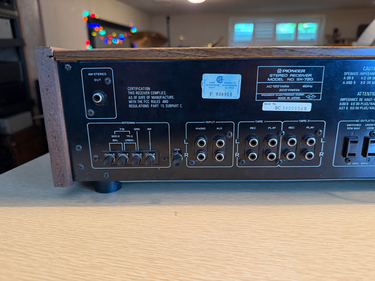 Vintage Pioneer SX-720 Stereo Receiver – Mint Condition Fully Pro Serviced Wow🔥