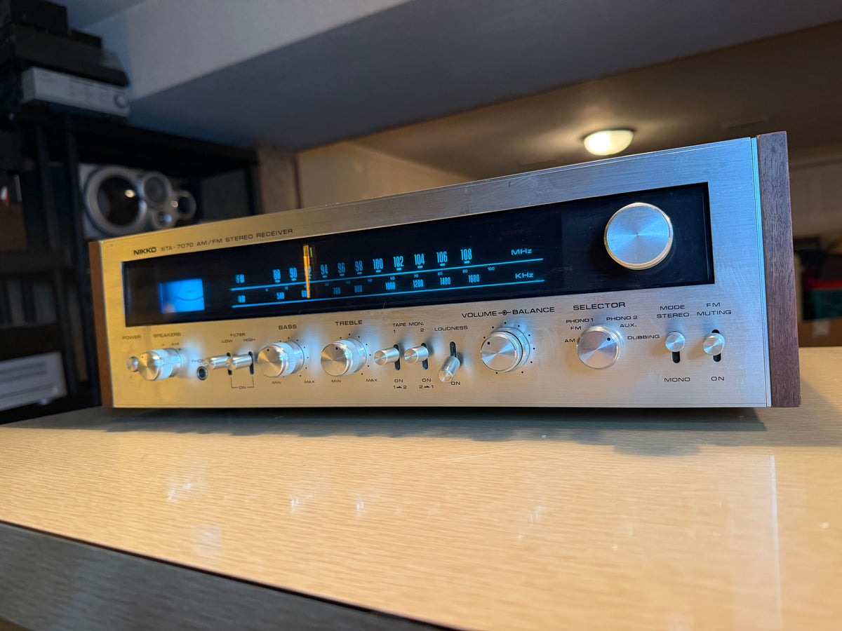 Vintage Nikko STA-7070 Stereo AM/FM Receiver Near Mint Full Service Very Rare🔥