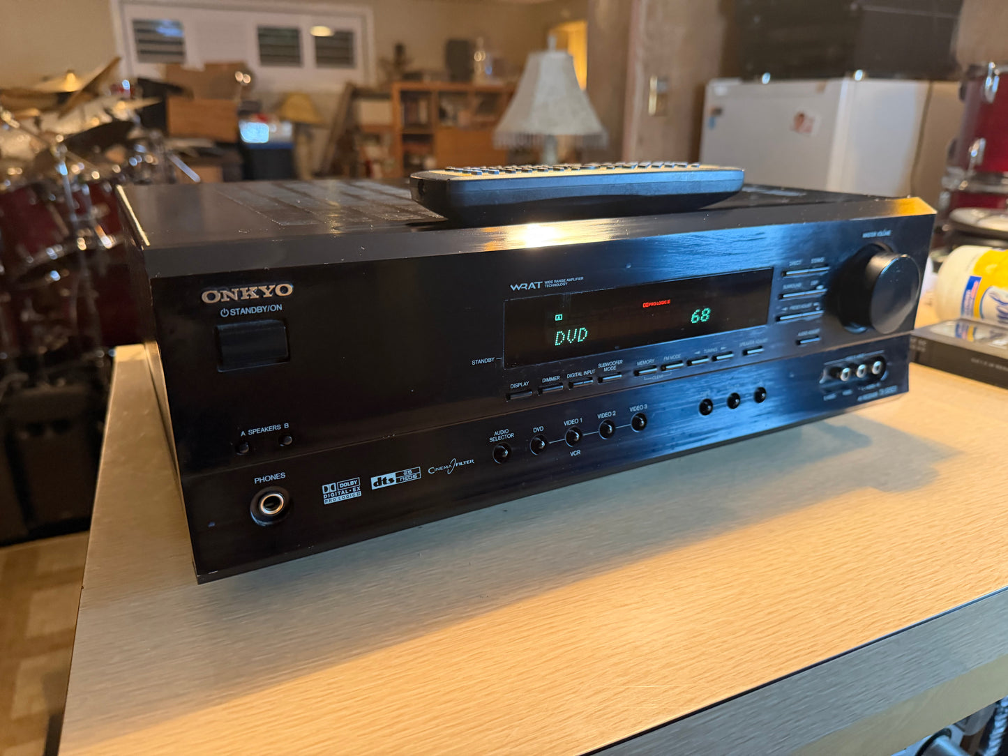 Onkyo TX‑SR501 6.1-Channel Home Theater Receiver FRESH SERVICE W/ Remote Bundle