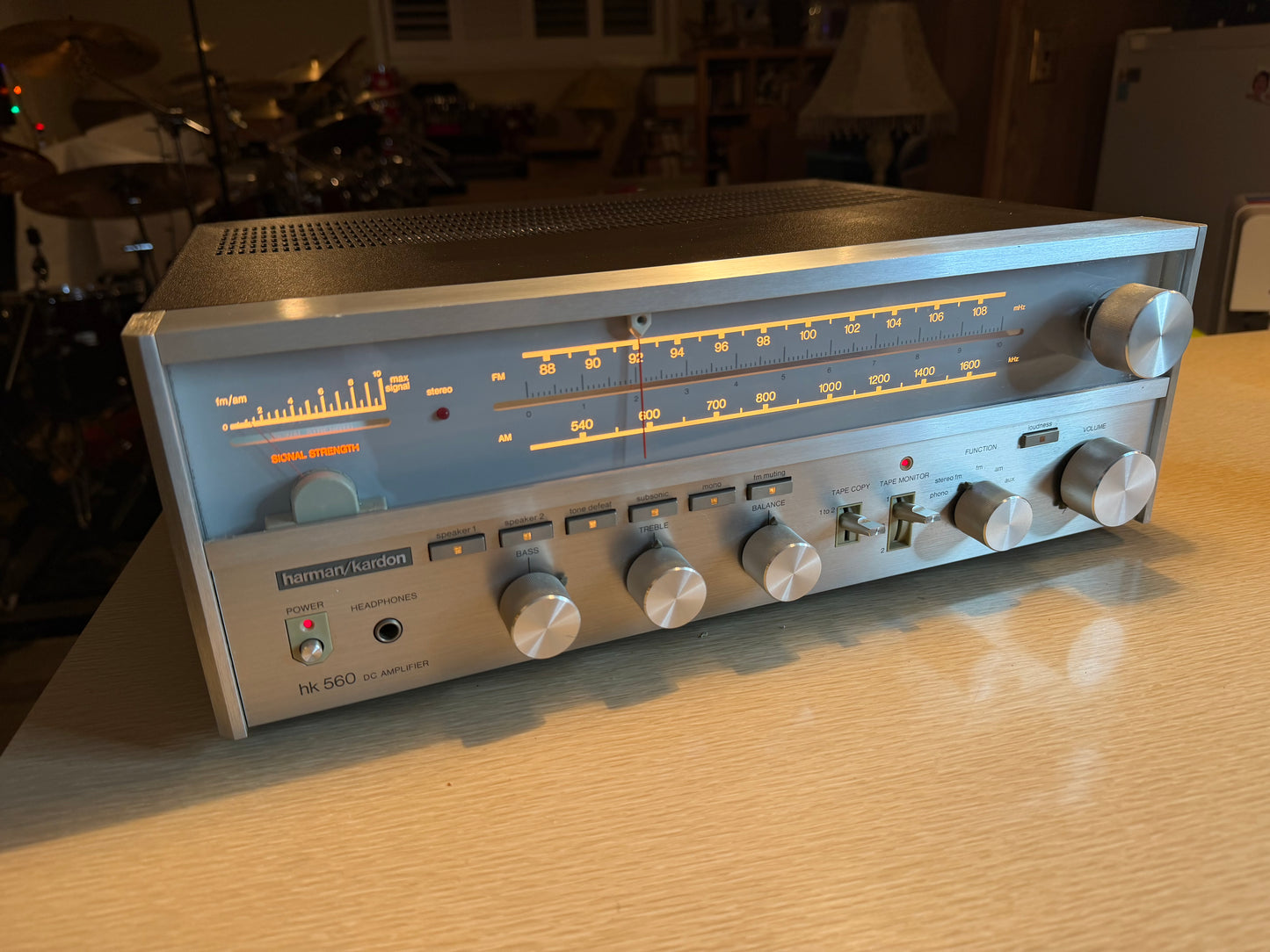 Harman Kardon HK 560 DC Amplifier Receiver 40WPC GORGEOUS SERVICED CLEAN RARE🔥