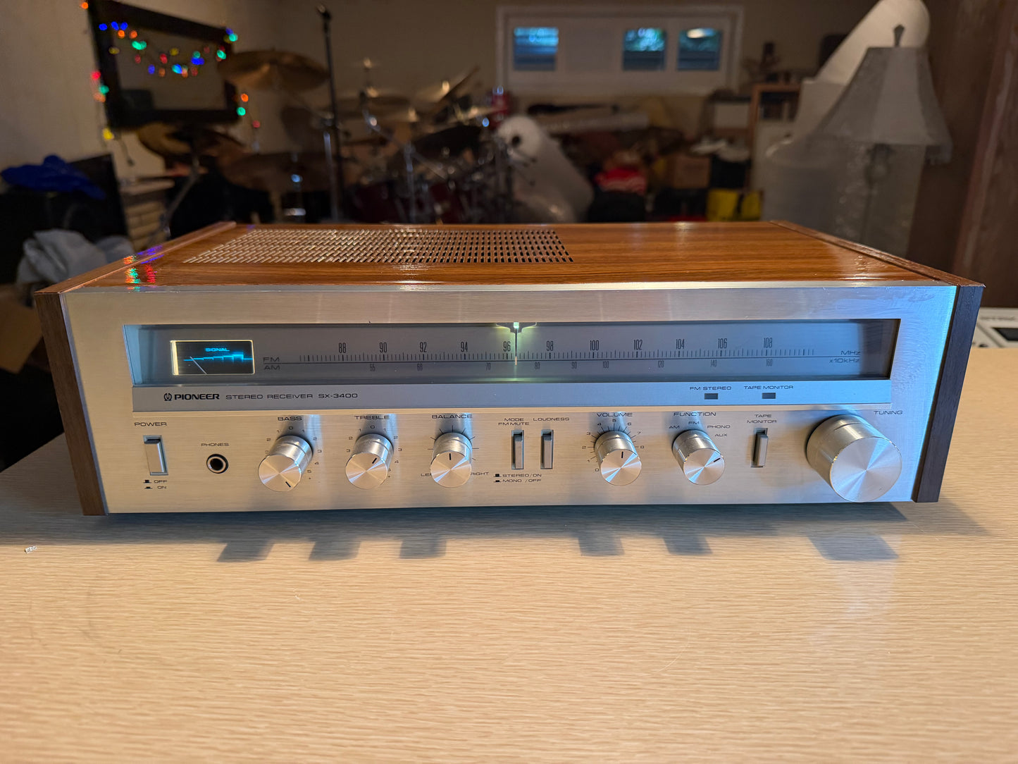 Vintage Pioneer SX-3400 AM/FM Stereo Receiver Tested Freshly Serviced Excellent!
