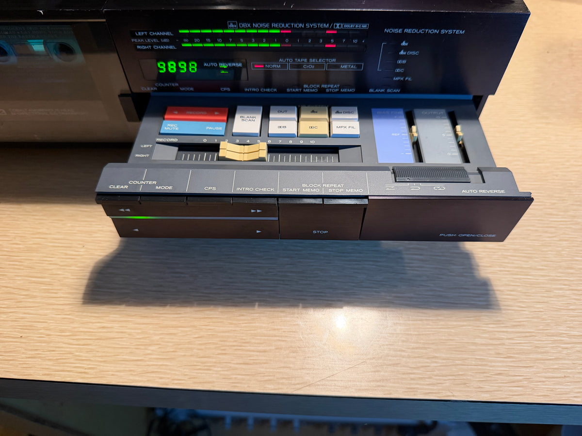TEAC R-777X Cassette Deck 3 Head SUCK FACE! Auto Reverse, dbx, Dolby BC Serviced