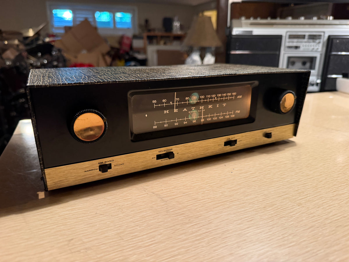 Vintage Heathkit AJ-10 Tube AM/FM Stereo Tuner | 1960s Classic Hi-Fi Fully Works