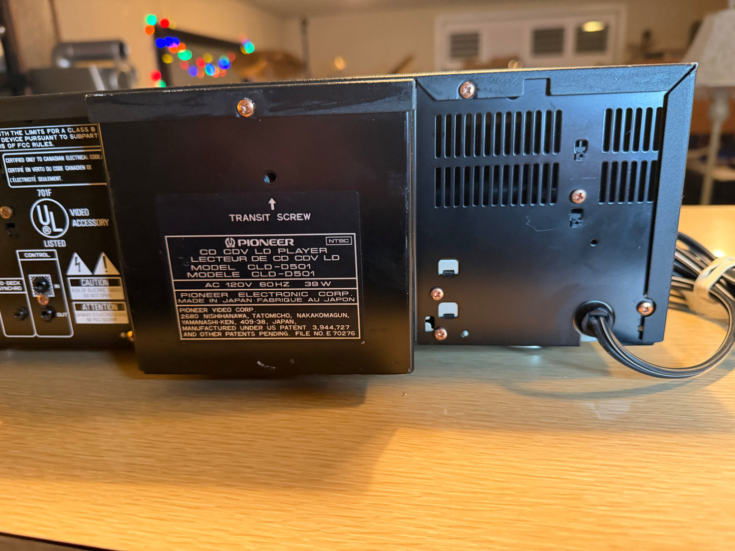 Pioneer CLD-V700 Cd Cdv Ld Laserdisc Karaoke Player Near Mint With Remote Works!