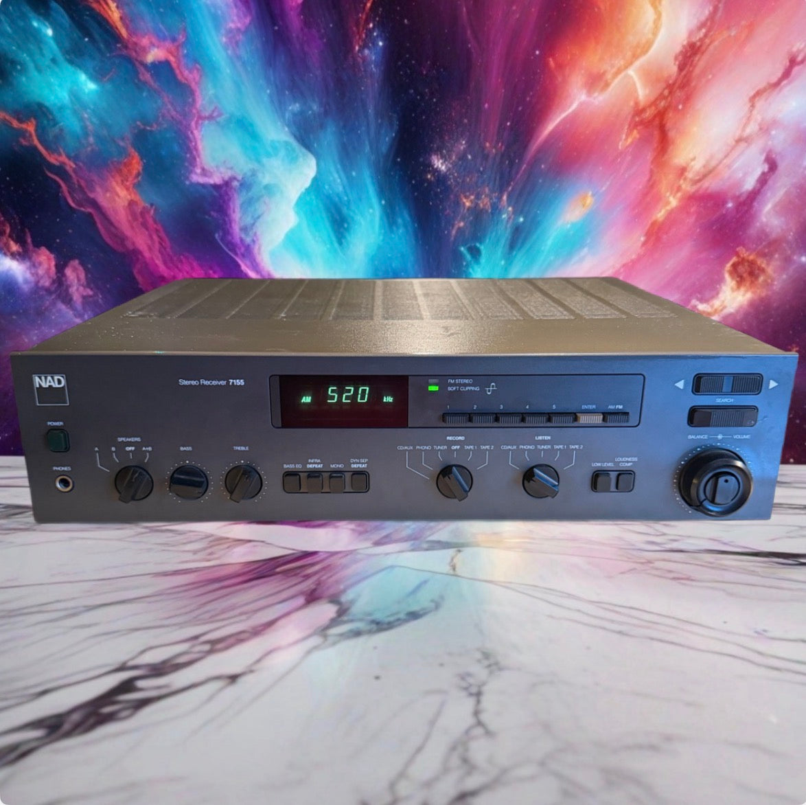 Nad 7155 Am FM Stereo Receiver HI-FI Audiophile Freshly Serviced Crisp Sound🔥🎶