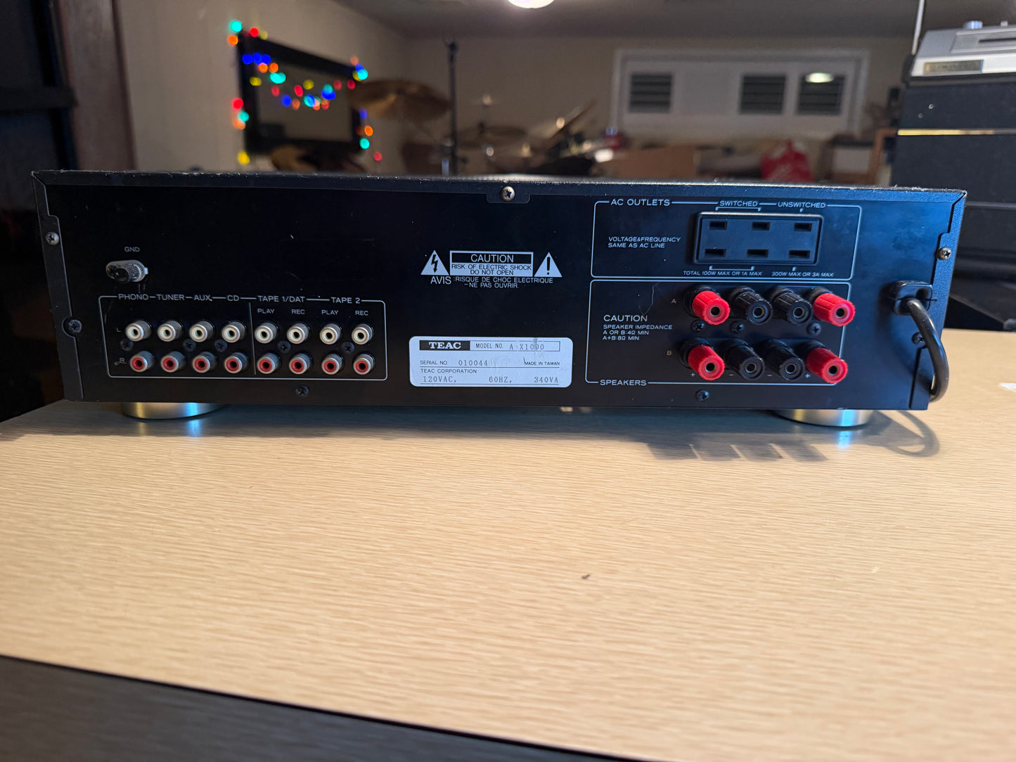 TEAC A-X1000 Audiophile DC Integrated Stereo Amplifier SERVICED Extremely Rare!