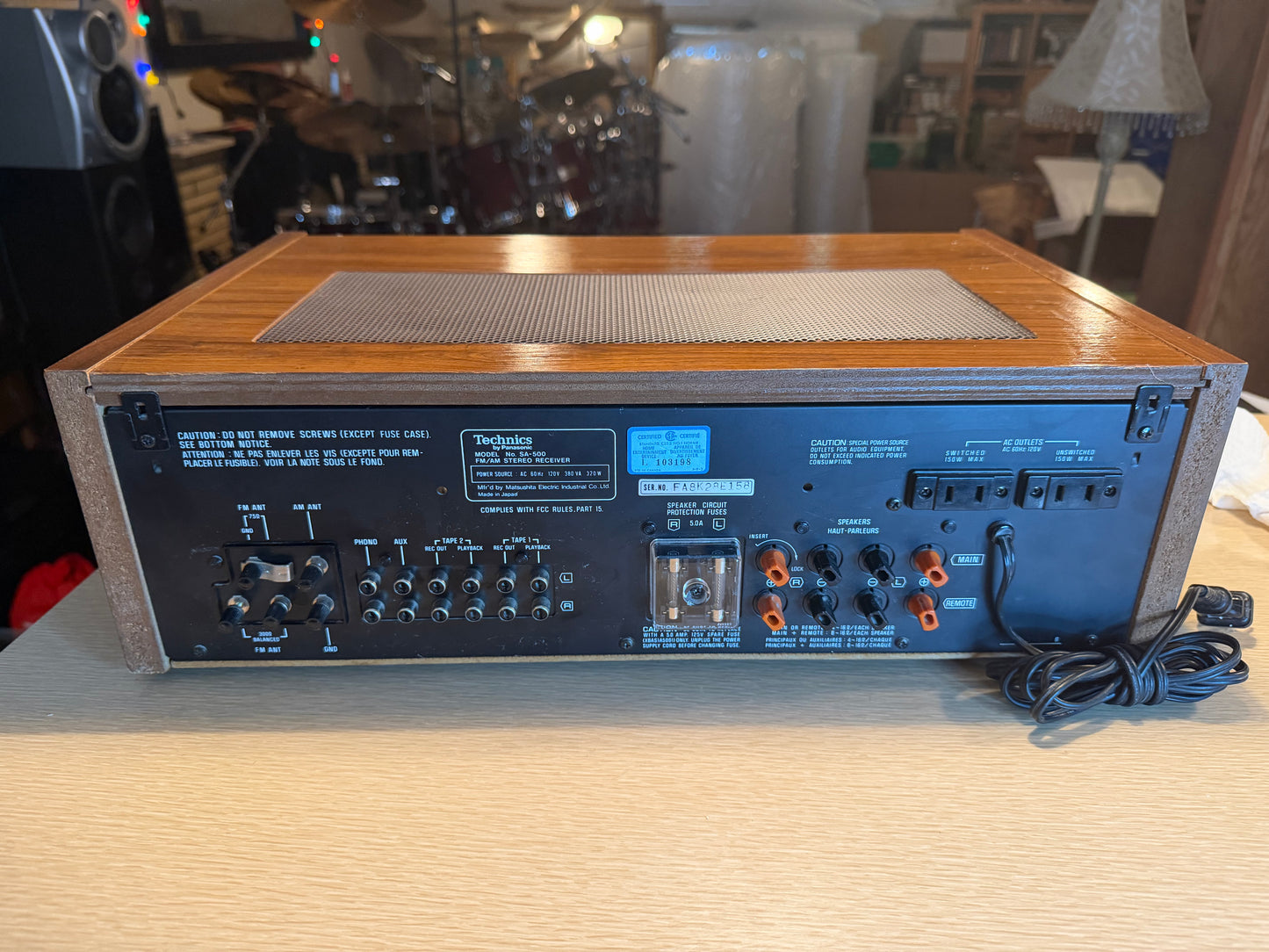 Technics SA-500 Stereo Receiver PRO FULL FRESH SERVICE RECAPPED BEAUTIFUL GEM💎