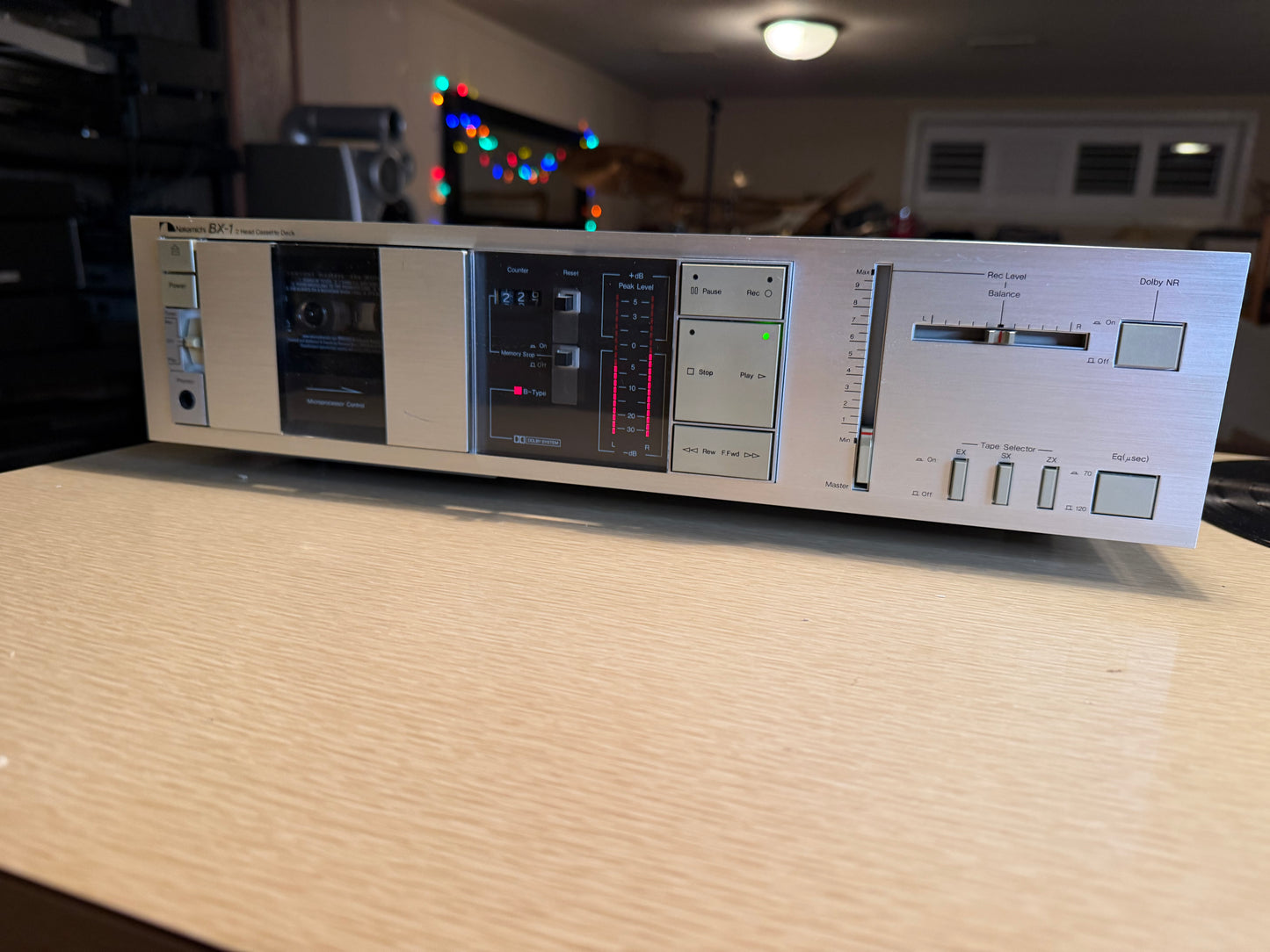 Nakamichi BX-1 Cassette Deck Rare Silver Variant Serviced Works & Sounds Great🎶