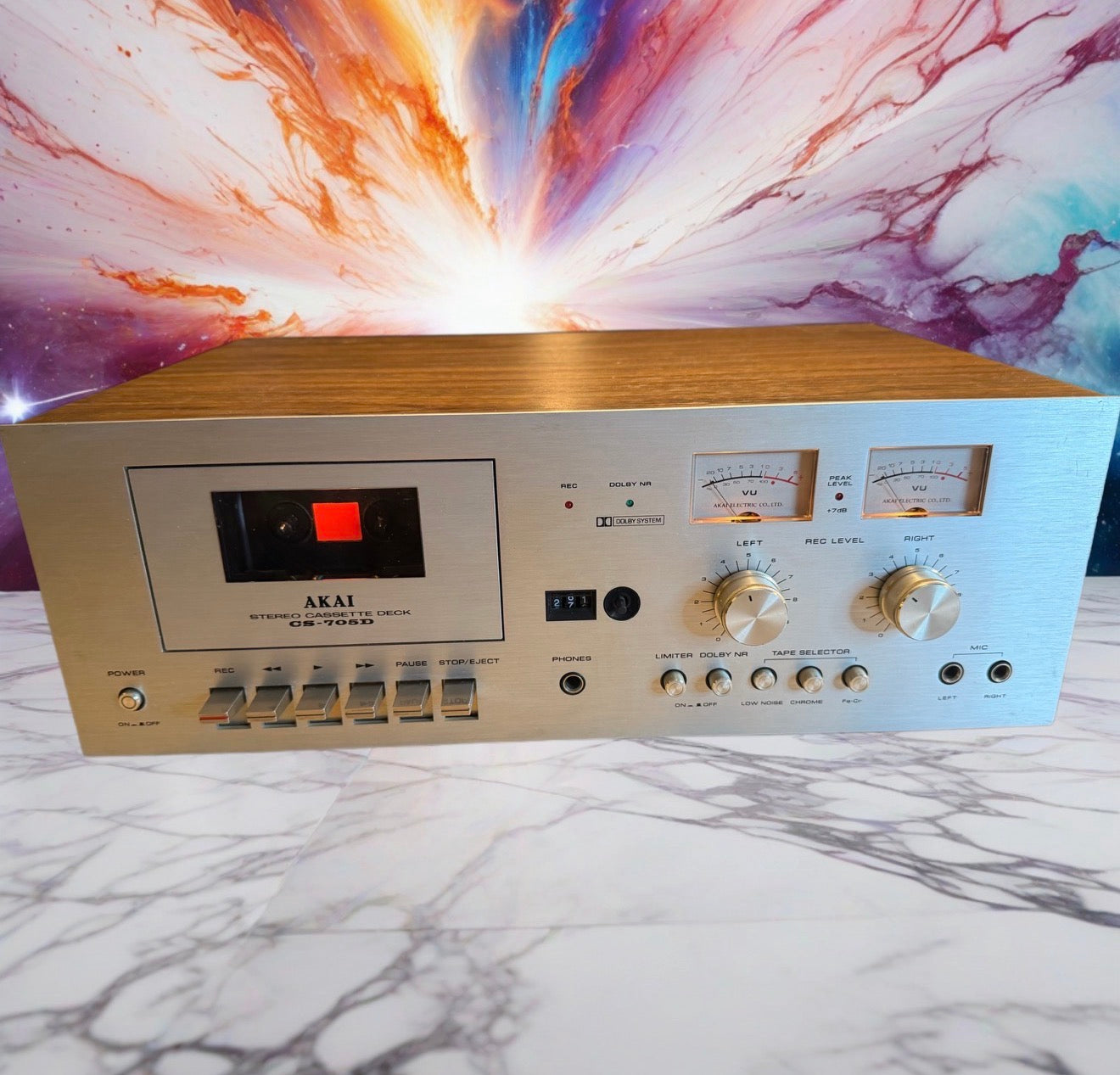AKAI CS-705D Cassette Deck - FULL FRESH SERVICING Audiophile Candy Gem💎🔥
