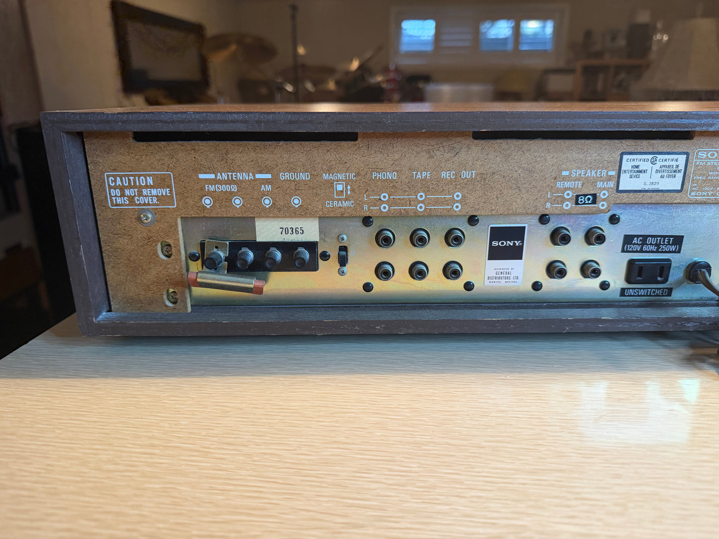 VINTAGE SONY HST-118A AM-FM 8-TRACK STEREO RECEIVER VERY RATE FRESH SERVICE🔥🎶