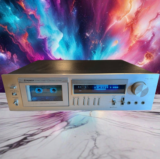 Vintage Pioneer CT-F555 Stereo Cassette Tape Deck Player Recorder FRESH SERVICE!