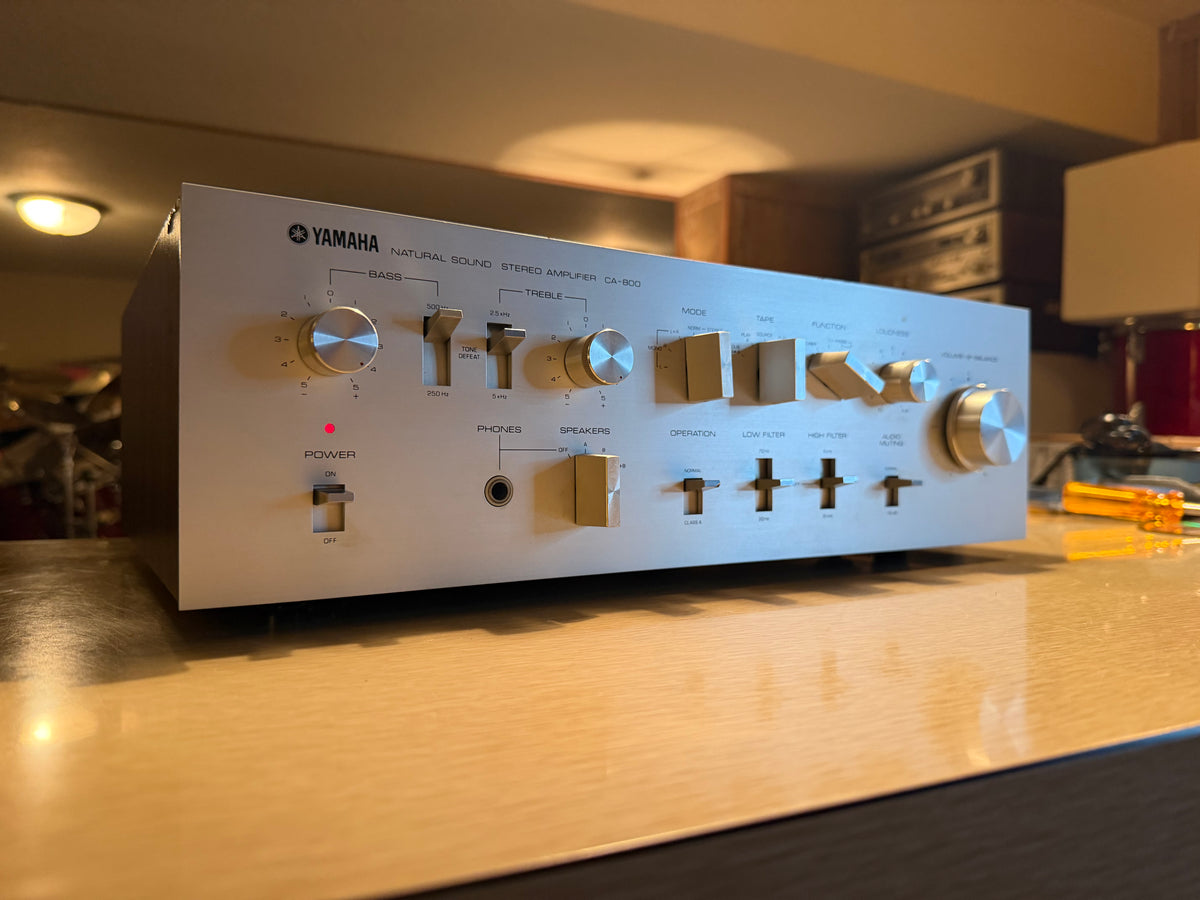 Vintage Mid 1970s Yamaha CA-800 Integrated Stereo Amplifier Pro Service N Mint🔥