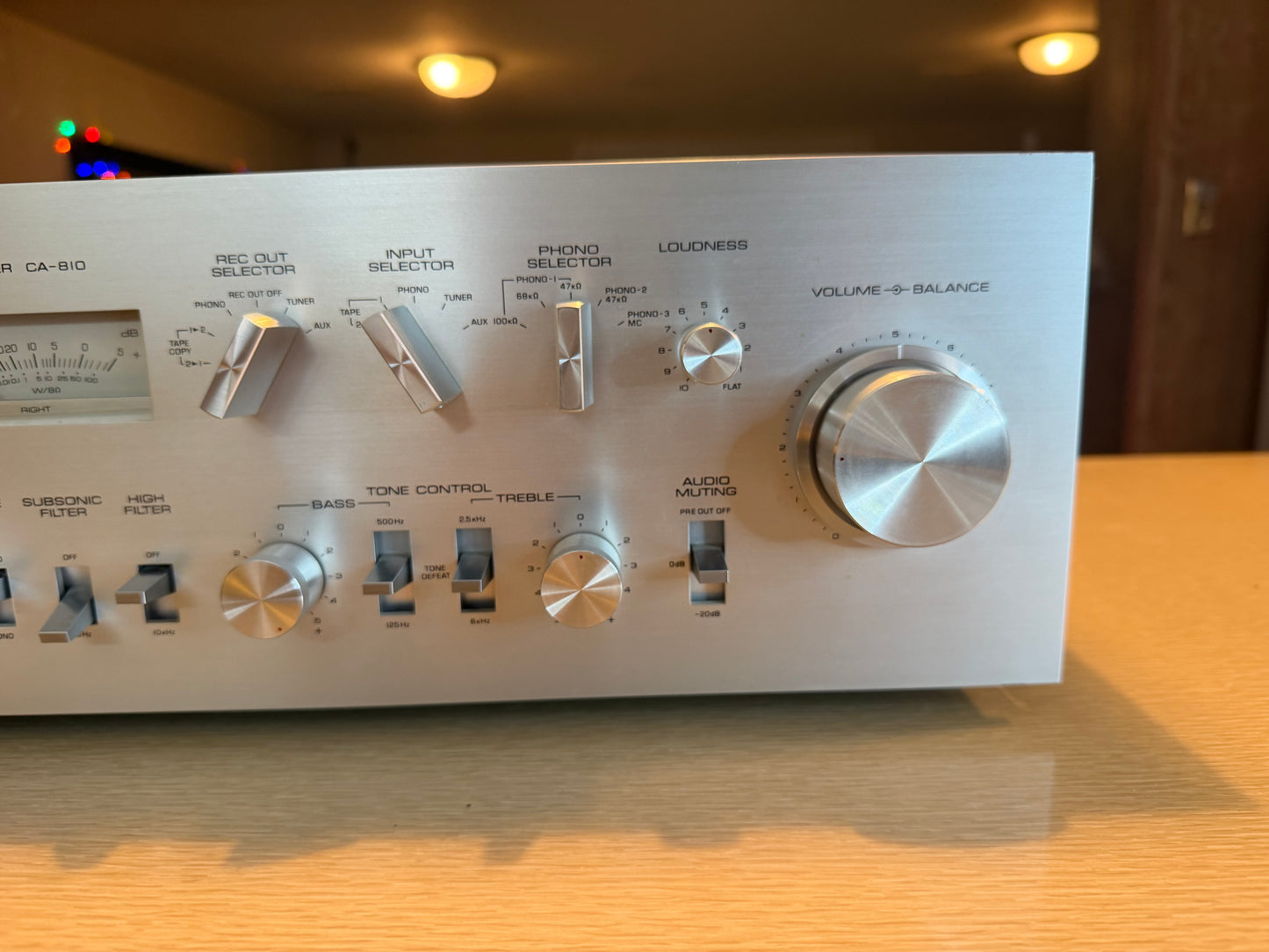 Yamaha CA-810 Natural Sound Integrated Amplifier 65wpc  Fresh Service Near Mint!