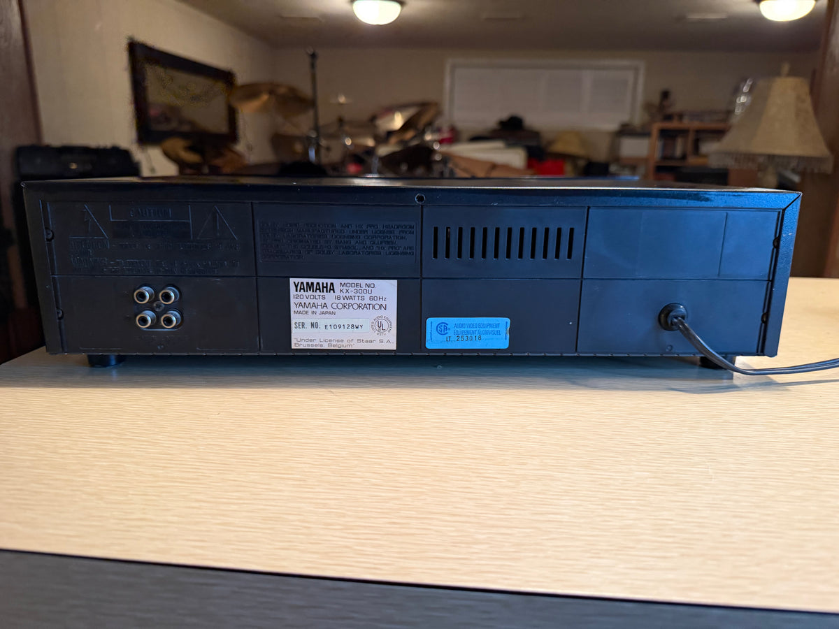 Vtg Yamaha KX-300U Natural Sound Cassette Deck Dolby B/C HX Pro Serviced Beauty!