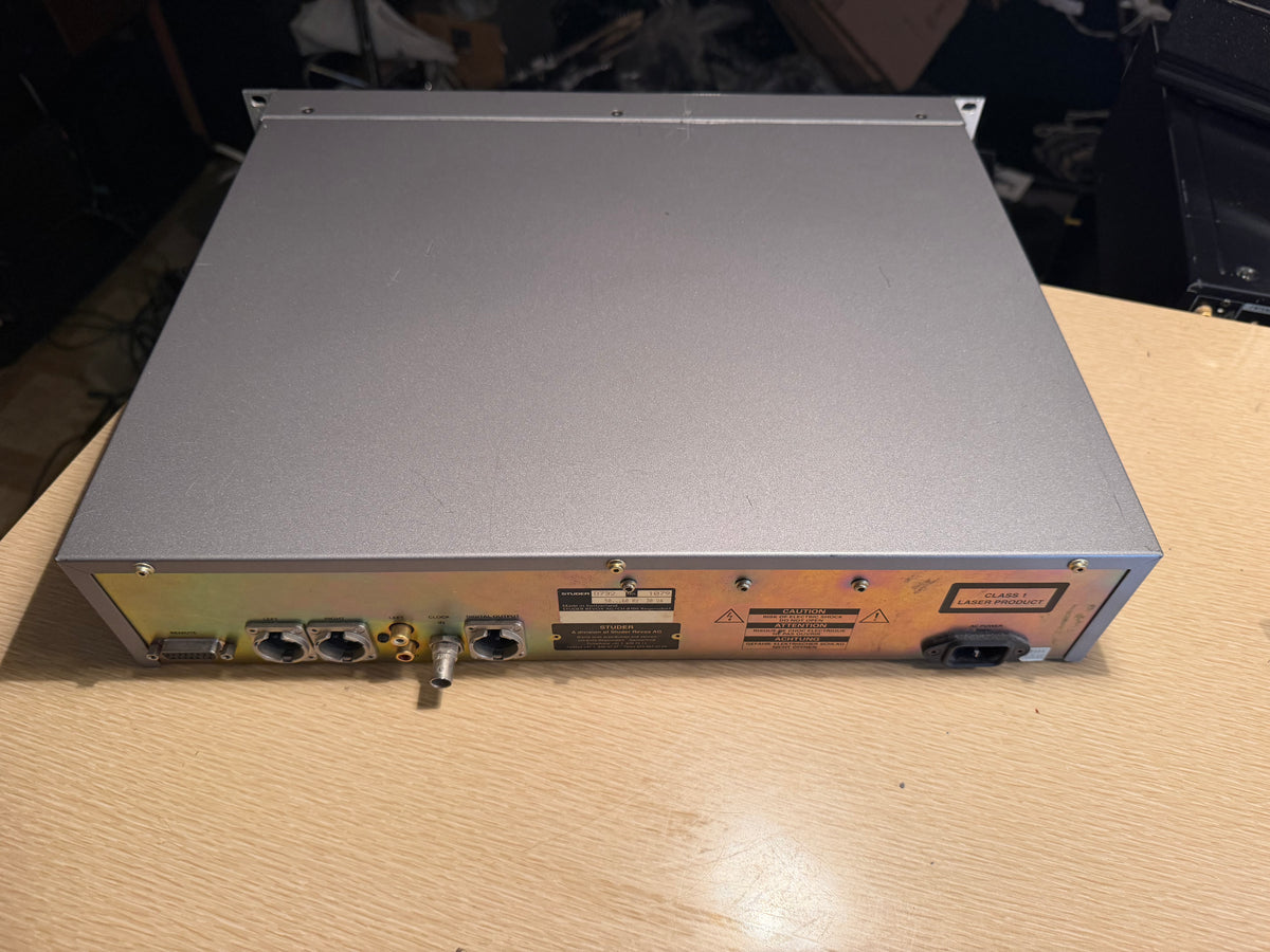 Studer D732 Professional Cd Player Cds Series Rack Mount Very Rare Serviced🔥🎶