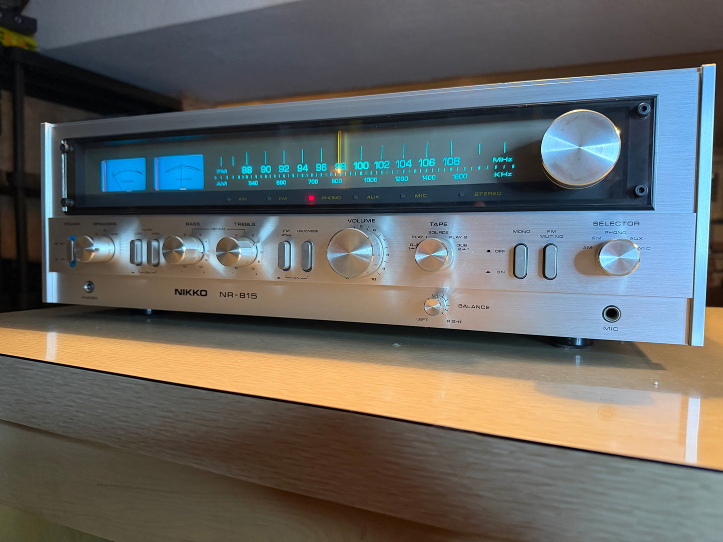 Nikko NR-815 Am/Fm Stereo Receiver Amplifier FULL FRESH SERVICE Near Mint Rare💎